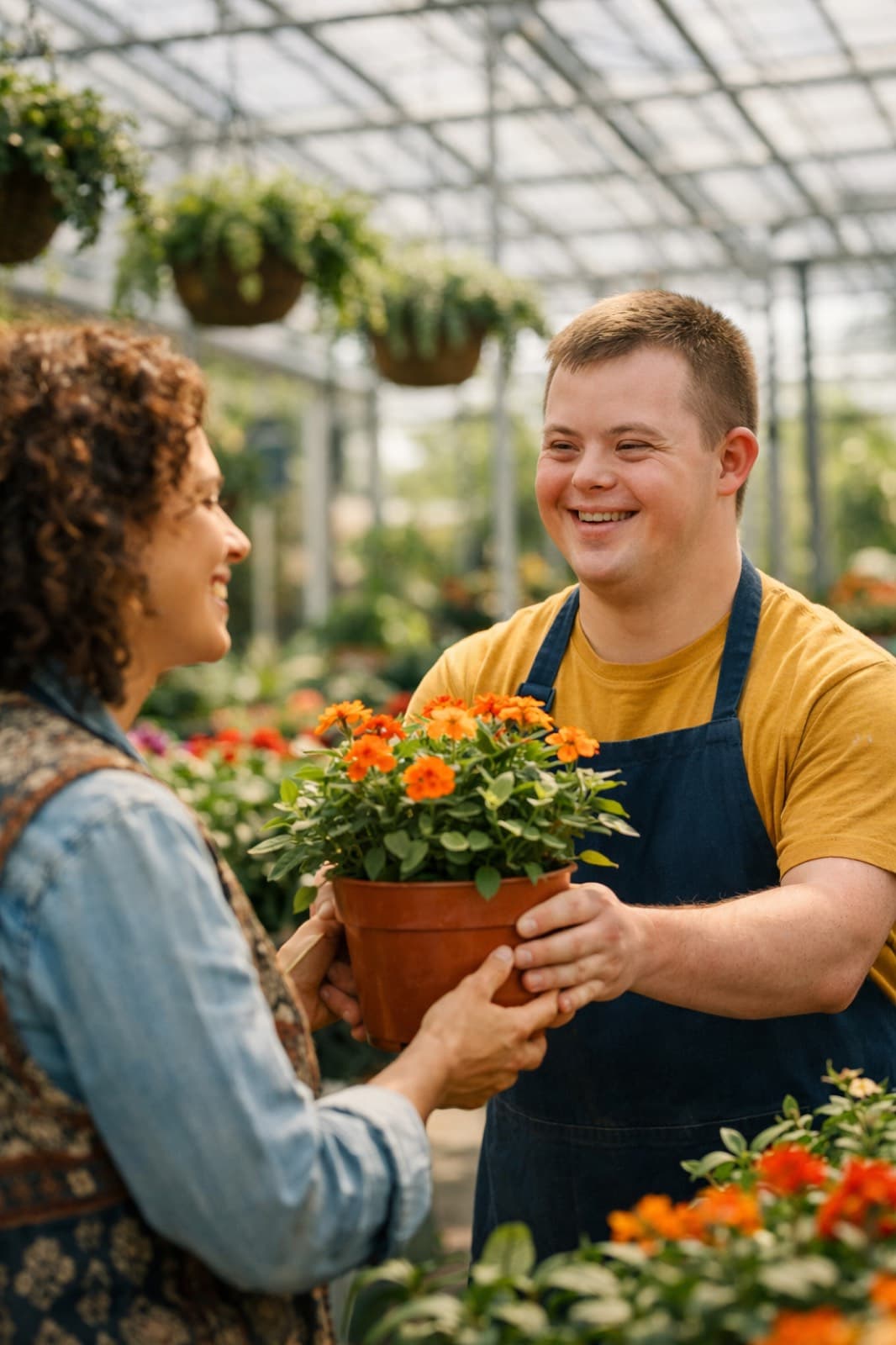 Occupational therapist providing in-home support